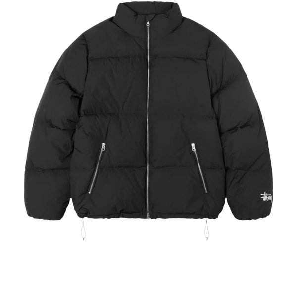 STUSSY NYLON DOWN PUFFER BLACK