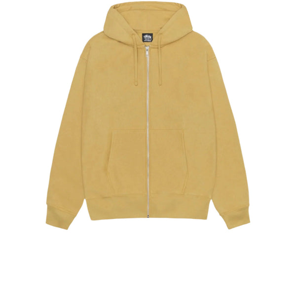 STUSSY BUANA STOCK ZIP HOODIE CURRY