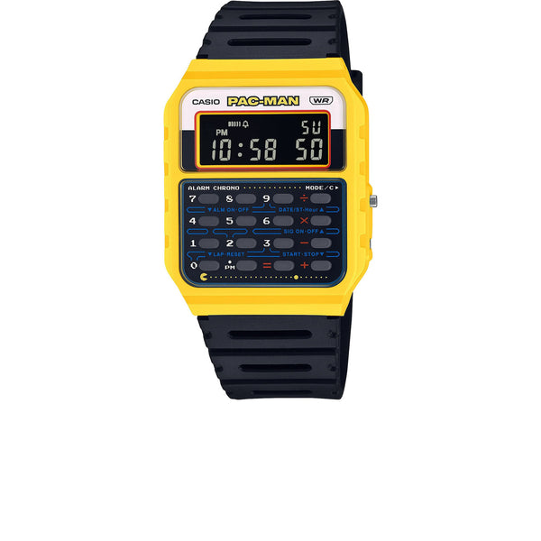 CASIO PAC-MAN VINTAGE CALCULATOR WATCH CA53WPC-1B