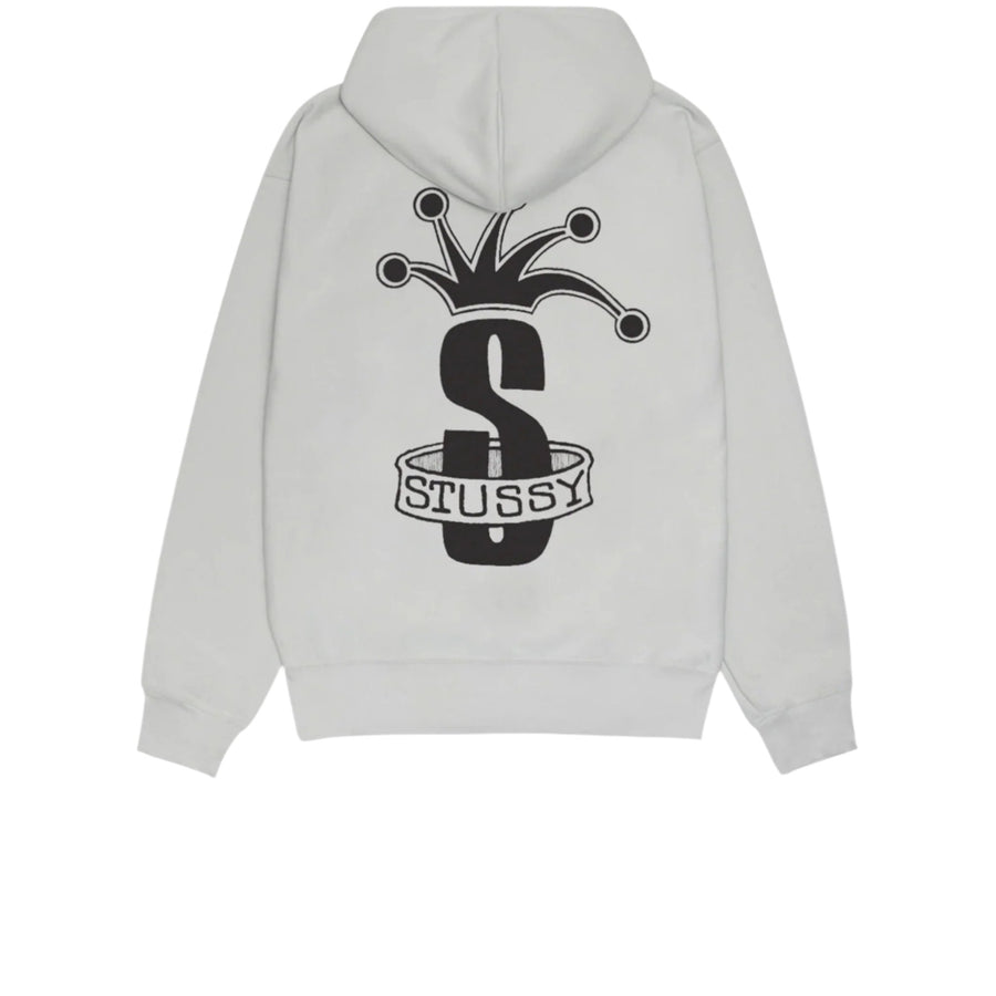 STUSSY CROWN BAND ZIP HOODIE FOG