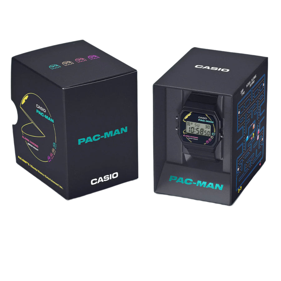 CASIO PAC-MAN STANDARD DIGITAL WATCH F-91WPC-1A