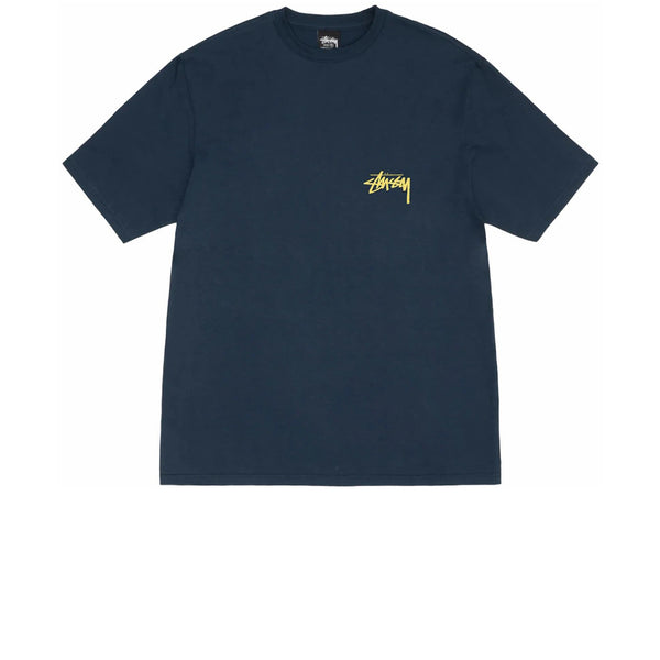 STUSSY SHELLS TEE NAVY