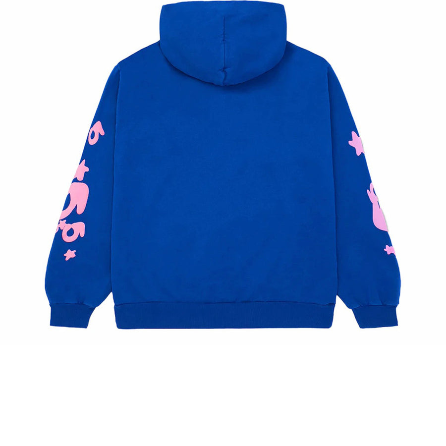 SP5DER BELUGA HOODIE BLUE PINK