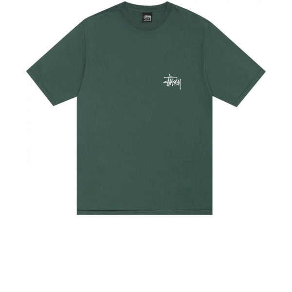 STUSSY BUILT TOUGH PIGMENT DYED TEE GREEN