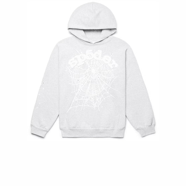 SP5DER OG WEB HOODIE HEATHER GREY FW23