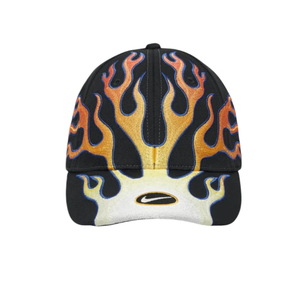 NIKE STRUCTURED OG FLAME CLUB CAP BLACK SS25