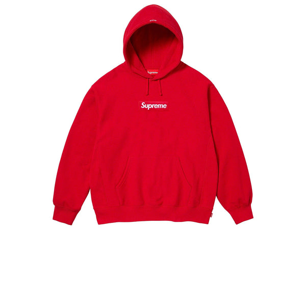 SUPREME BOX LOGO HOODED SWEATSHIRT RED FW23