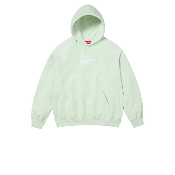 SUPREME BOX LOGO HOODED SWEATSHIRT LIGHT GREEN FW23 - Stay Fresh