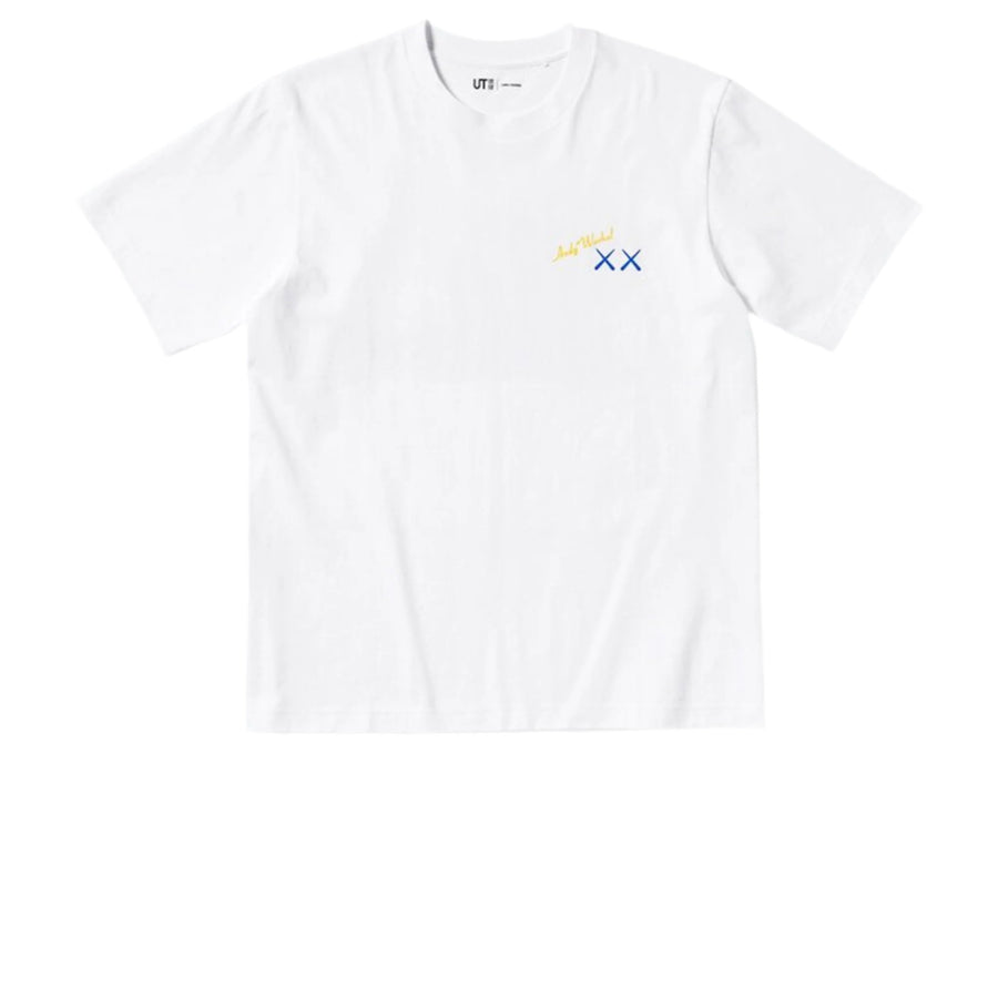 KAWS X UNIQLO WARHOL UT GRAPHIC TEE WHITE 471321