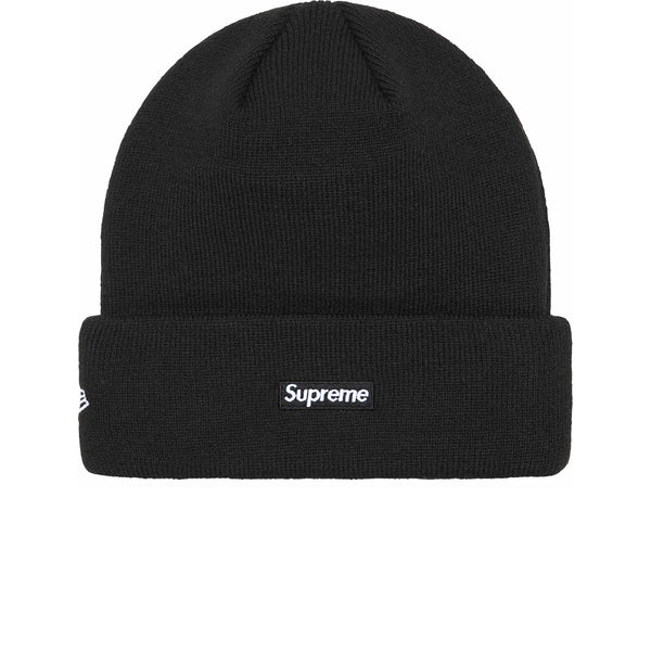 SUPREME NEW ERA SCRIPT BEANIE BLACK FW24