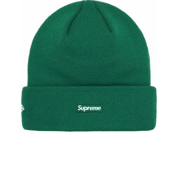 SUPREME NEW ERA SCRIPT BEANIE GREEN FW24