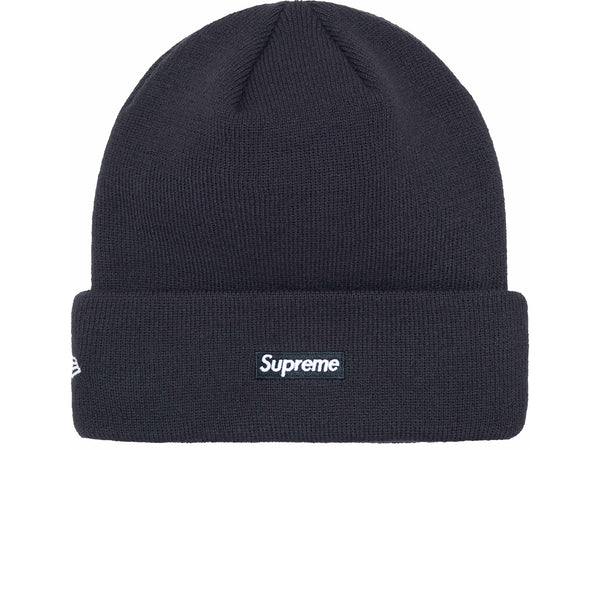 SUPREME NEW ERA SCRIPT BEANIE NAVY FW24