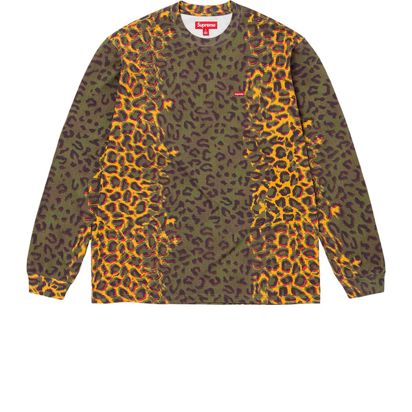 SUPREME SMALL BOX L/S TEE CHEETAH FW24