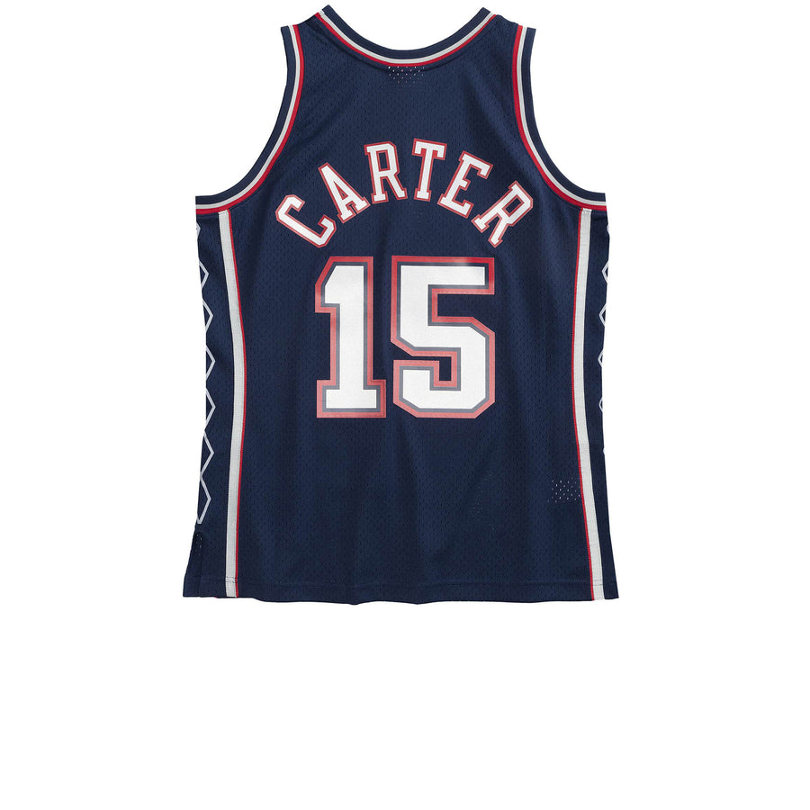 MITCHELL & NESS HARDWOOD CLASSIC SWINGMAN NEW JERSEY NETS VINCE CARTER 2006-07 JERSEY NAVY