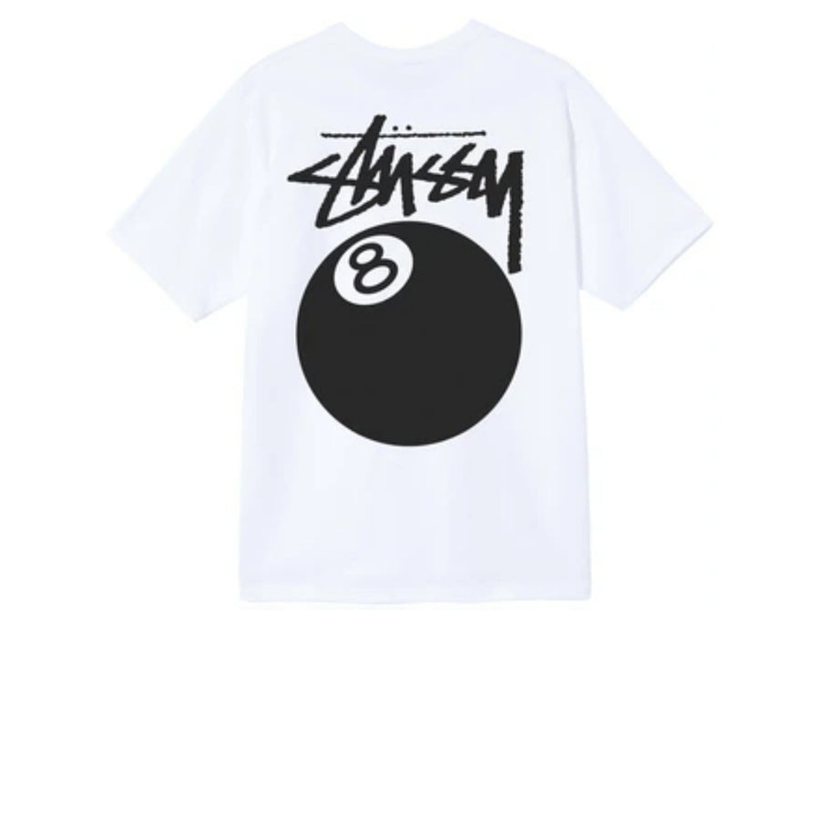 STUSSY 8 BALL PIGMENT DYED TEE NATURAL