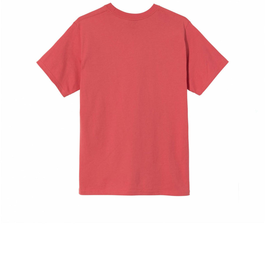 STUSSY LEVIATE TEE PALE RED