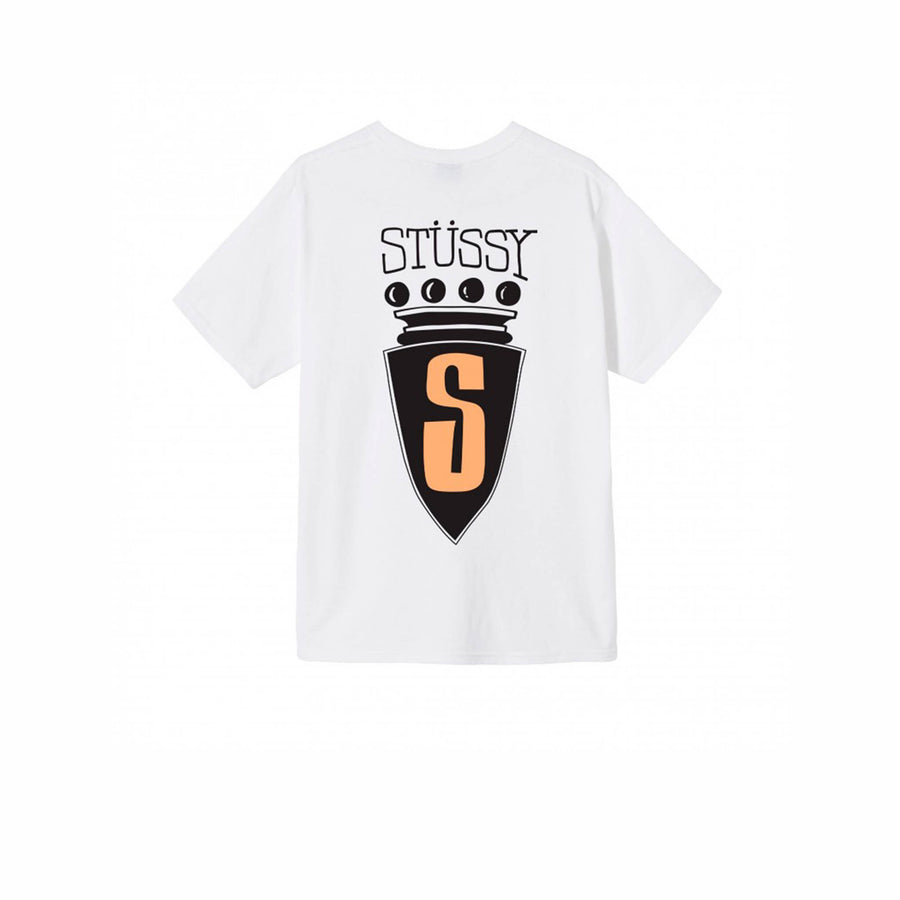 STUSSY S CREST TEE WHITE