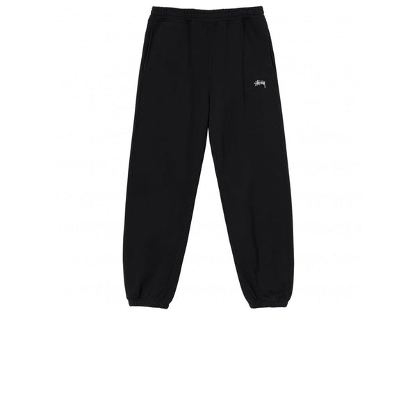 STUSSY STOCK LOGO PANT BLACK - Stay Fresh