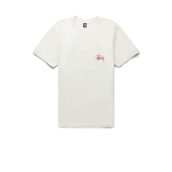 STUSSY SOLO S PIGMENT DYED TEE NATURAL - Stay Fresh