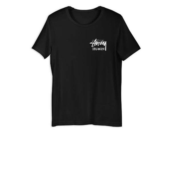 STUSSY VANCOUVER TEE BLACK