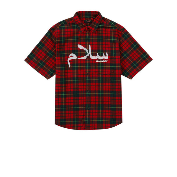 SUPREME UNDERCOVER S/S FLANNEL SHIRT RED PLAID SS23