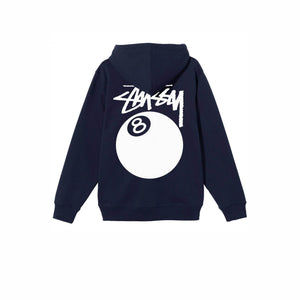 STUSSY 8 BALL HOODIE NAVY - Stay Fresh