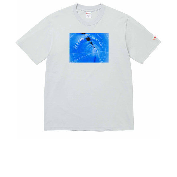 SUPREME TUNNEL TEE CEMENT GREY SS24