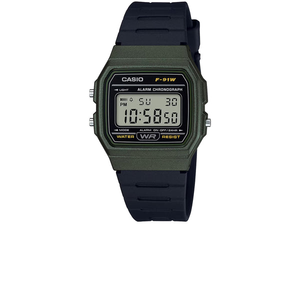 CASIO DIGITAL GREEN F-91WM-3A