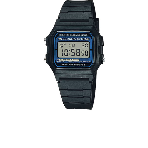 CASIO DIGITAL BLACK BLUE F-105W-1A
