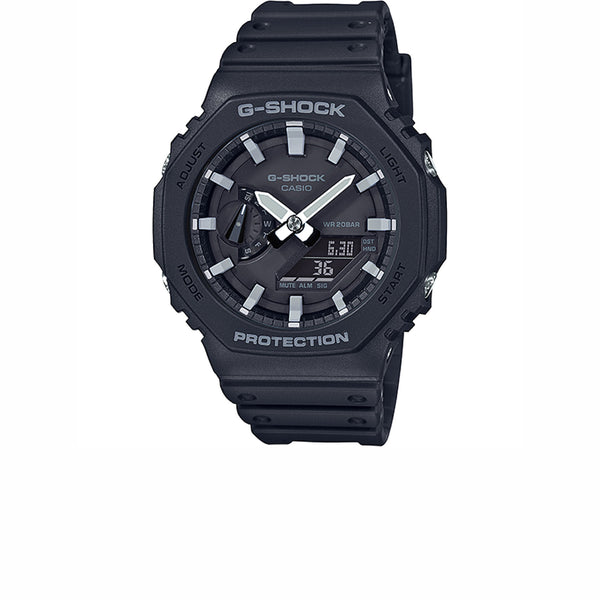 CASIO G-SHOCK ANALOG-DIGITAL 2100 SERIES BLACK GA-2100-1A