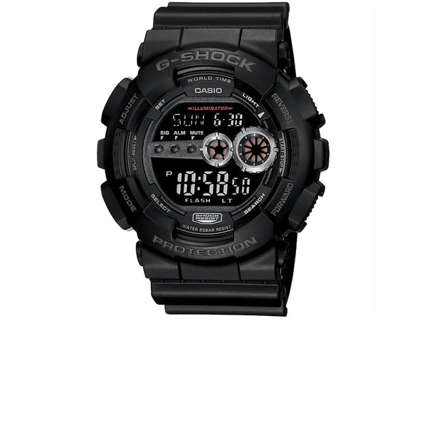 CASIO G-SHOCK DIGITAL GD-100 SERIES BLACK GD-100-1B