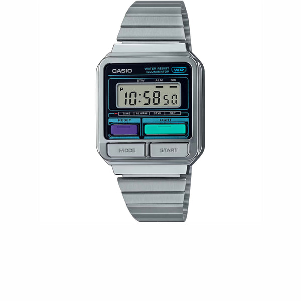 CASIO VINTAGE SILVER A120WE-1A