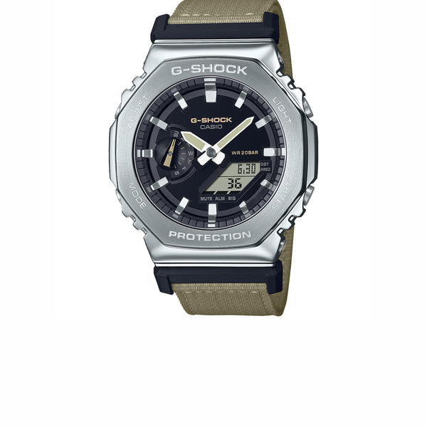 CASIO G-SHOCK G-STEEL 2100 SERIES SILVER GM-2100C-5A