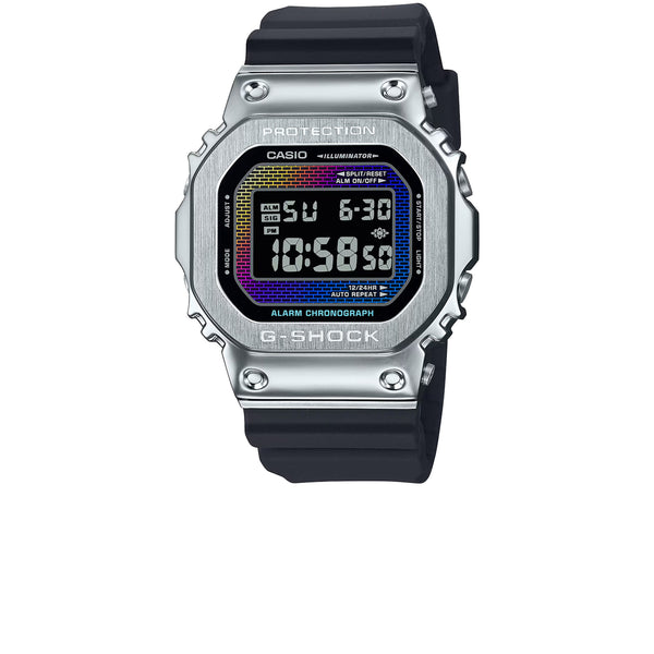 CASIO G-SHOCK G-STEEL 5600 SERIES SILVER RAINBOW GM-5600RW-1