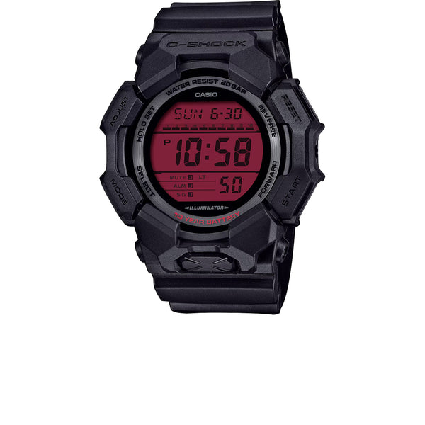 CASIO G-SHOCK DIGITAL GD-010 SERIES BLACK GD-010BBR-1