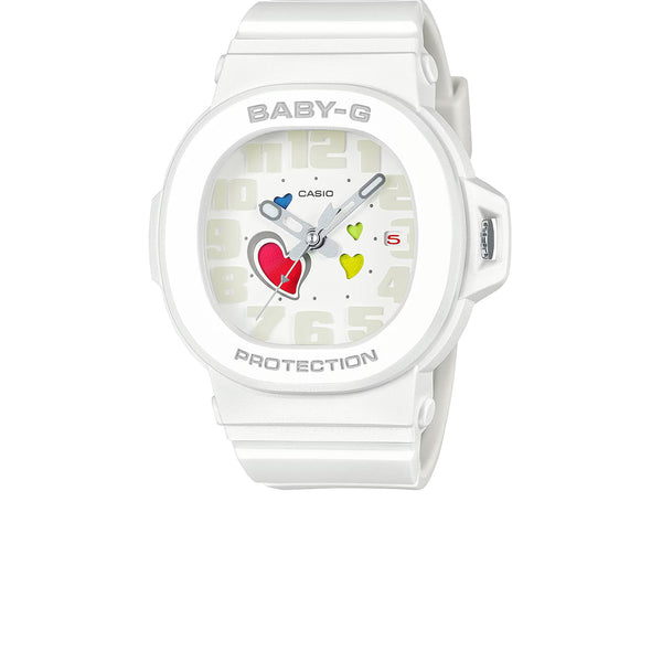 CASIO BABY-G PLAYFUL HEARTS SERIES BGA-10 SERIES WHITE BGA-10-7A