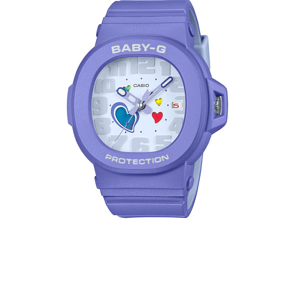 CASIO BABY-G PLAYFUL HEARTS SERIES BGA-10 SERIES PURPLE BGA-10-6A