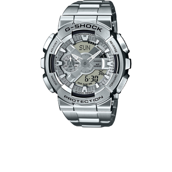CASIO G-SHOCK G-STEEL 110 SERIES SILVER GM-110D-8A