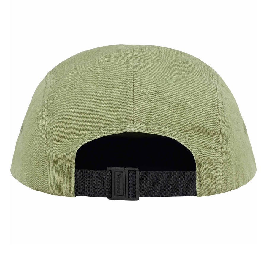 SUPREME WASHED CHINO TWILL CAMP CAP LIGHT OLIVE SS24