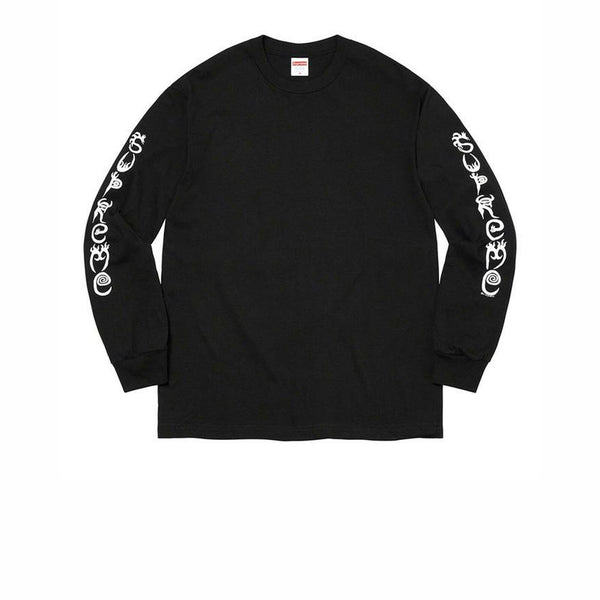 SUPREME CLAYTON PATTERSON L/S TEE BLACK SS21 - Stay Fresh