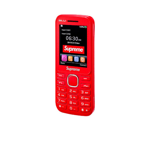 Supreme%2FBLU+FW19+Burner+Phone+-+Red+%28Unlocked%29+%28Dual+SIM%29 for  sale online