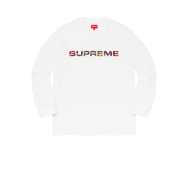 SUPREME META LOGO L/S TOP WHITE SS20 - Stay Fresh