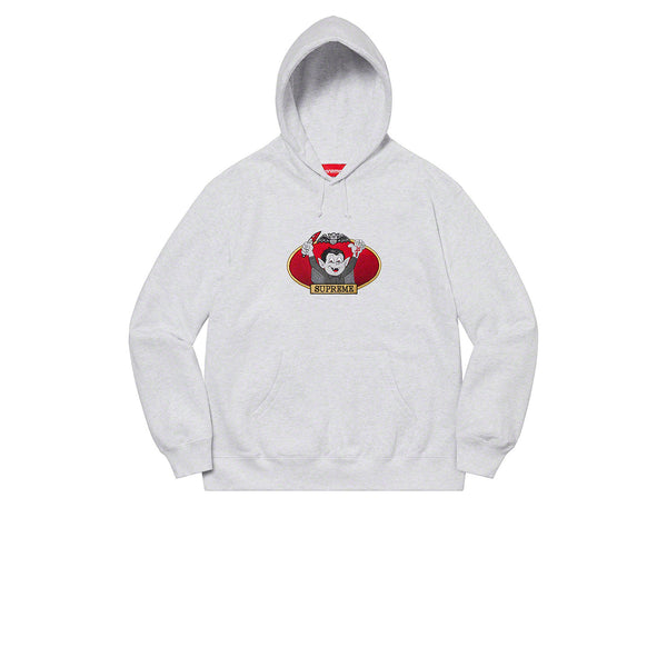 SUPREME VAMPIRE BOY HOODED SWEATSHIRT ASH GREY SS21 - Stay Fresh