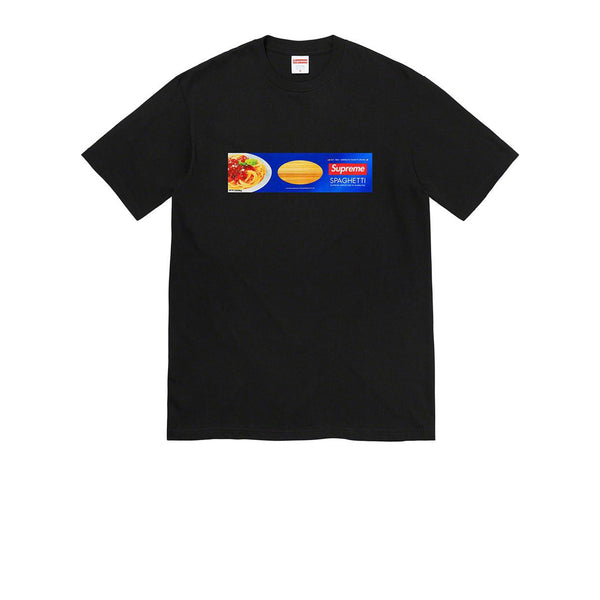 SUPREME SPAGHETTI TEE BLACK FW21 - Stay Fresh