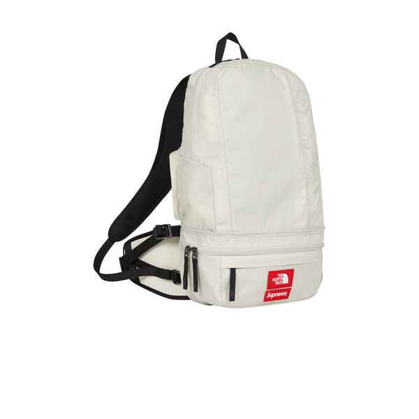 logo-embroidered fleece tote bag Nude - SUPREME X THE NORTH FACE
