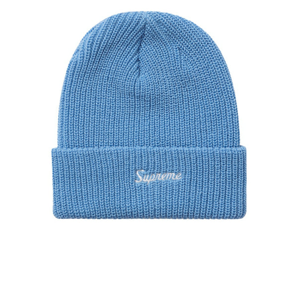 SUPREME LOOSE GAUGE BEANIE LIGHT BLUE FW21 - Stay Fresh