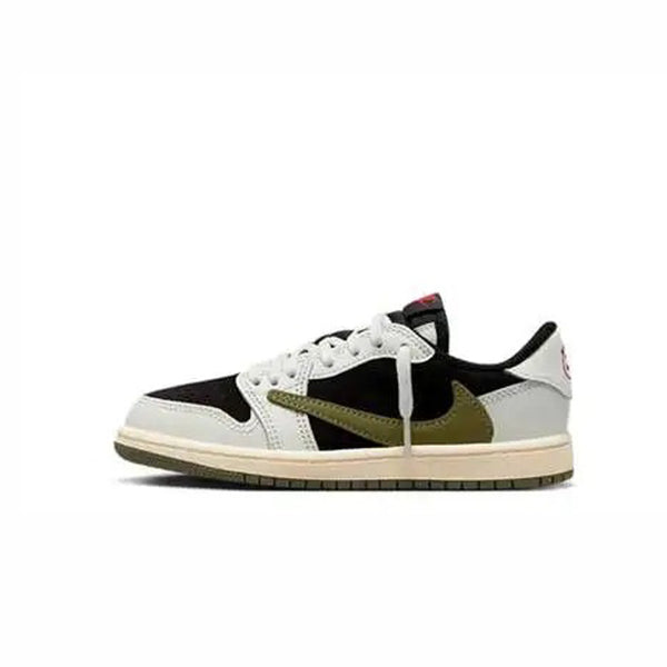 TRAVIS SCOTT X AIR JORDAN 1 RETRO LOW OG SP OLIVE (PRE-SCHOOL