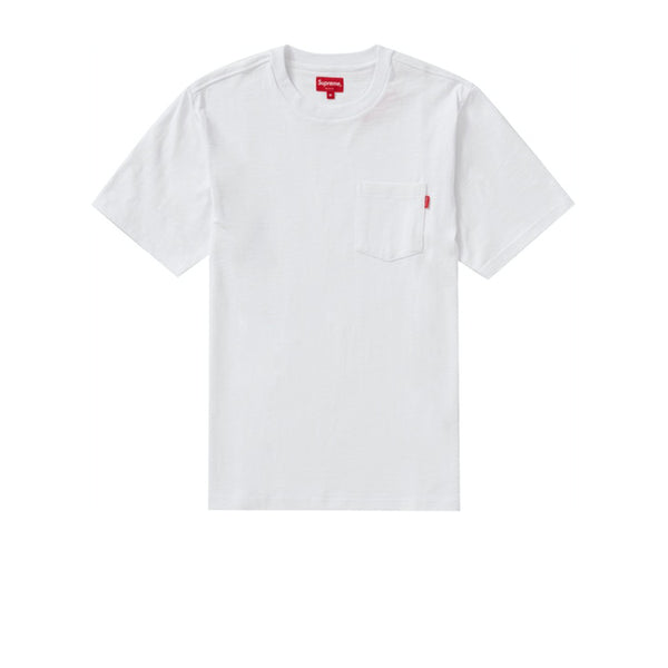 SUPREME S/S POCKET TEE WHITE FW20