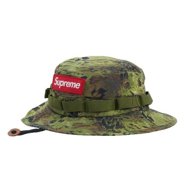 SUPREME+MILITARY+BOONIE+BLACK+PRYM1+CAMO+SIZE+M%2FL+SS22+100+AUTHENTIC for  sale online