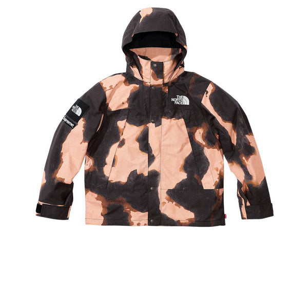 SUPREME X THE NORTH FACE BLEACHED DENIM PRINT MOUNTAIN JACKET